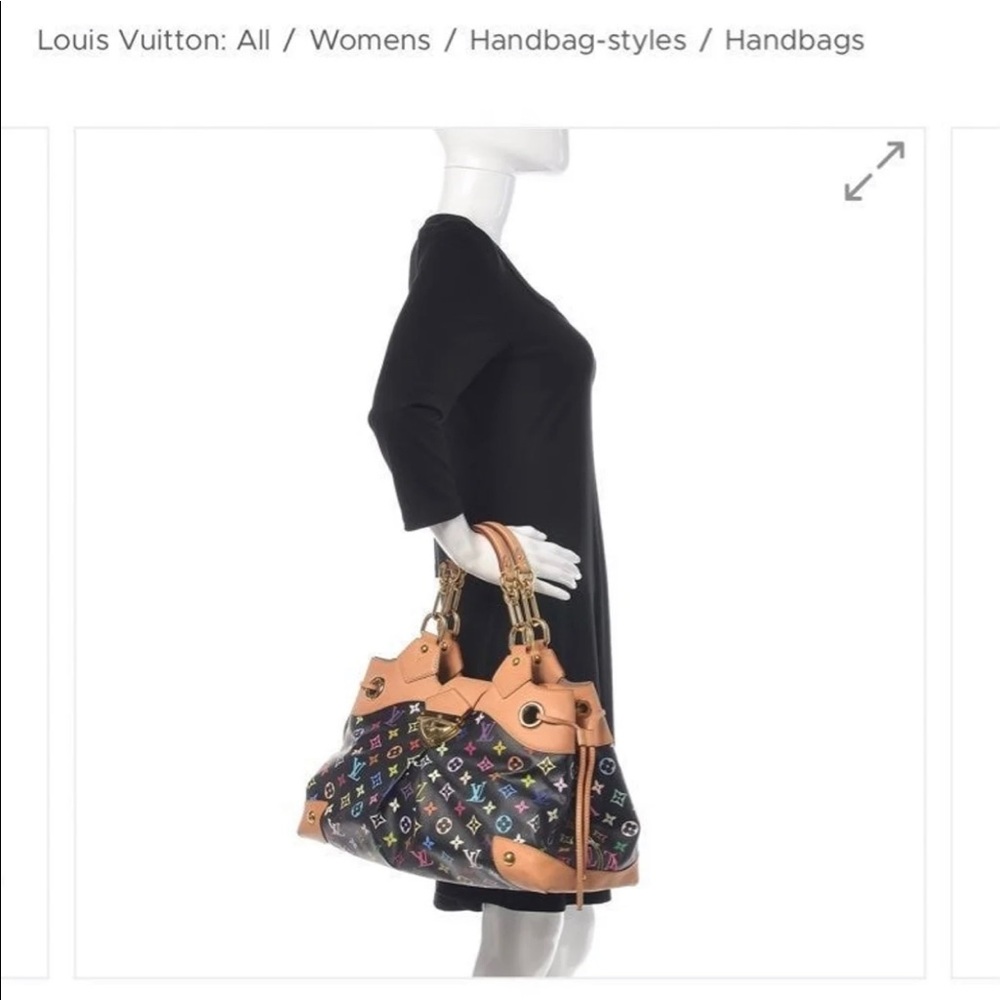 Louis Vuitton Black Ursula handbag! TH0029
